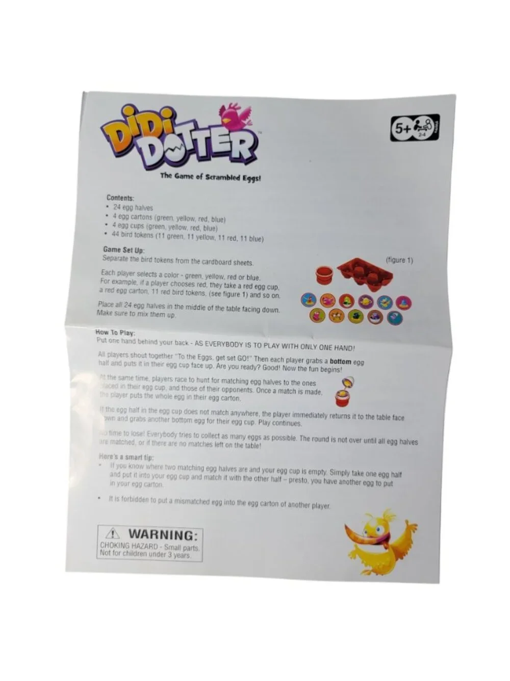 Didi Dotter Matching Memory Game Ages 5+ Eggs Birds Magnetic Homeschool Complete